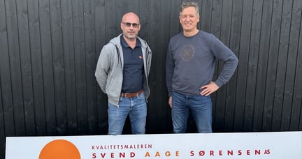 Malermester Svend Aage Sørensen becomes part of HG in Denmark